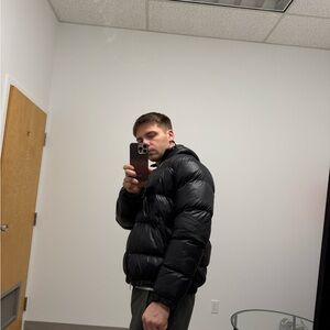 Men's Black Puffer Jacket
